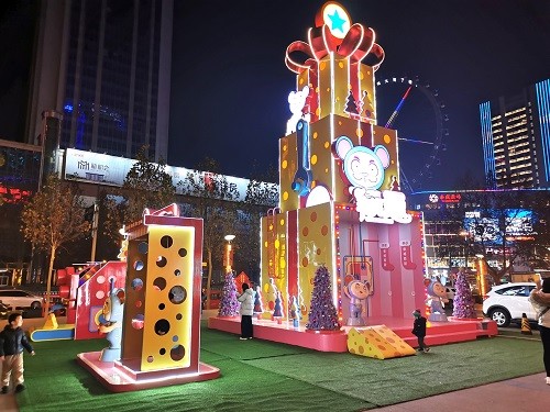 日照和諧廣場(chǎng)圣誕美陳